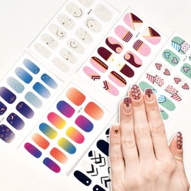 Nail Art, Nail Stickers, Recommended Summer 2026 Nail Supplies, DIY Stick-on Glitter Nails, Photography Props / 네일아트 네일스티커 2026 여름 네일 추천 재료 셀프 붙이는 글리터 손톱 촬영소품