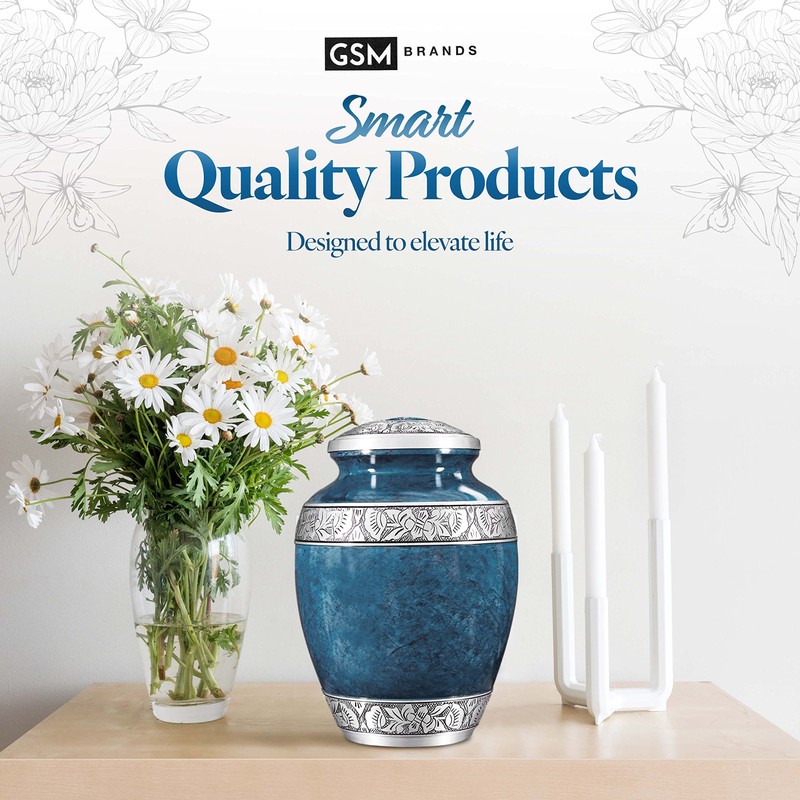 Cremation Urn for Adult Human Ashes - Funeral Memorial -