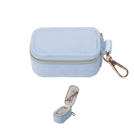 Mini Portable Travel Jewelry Box Keychain, Ring Holder Keychain