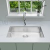 MILOSEN Undermount Kitchen Sink, 27''×16''×7'' Stainless Steel Kitchen Sink, Single