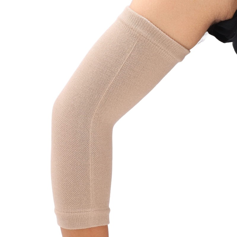 1 Pairs Cotton Yarn Compression Arm Sleeves, Elastic Sports Elbow