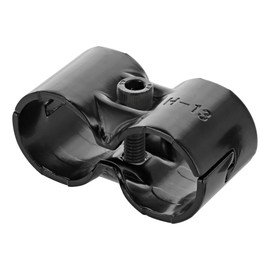 8020, HJ-13, Parallel Pipe Joint Clamp Set for OD 28mm 1.1" Pipes, Tube Connector, Parallel Connection Steel Pipe, 80/20, 10 Pack