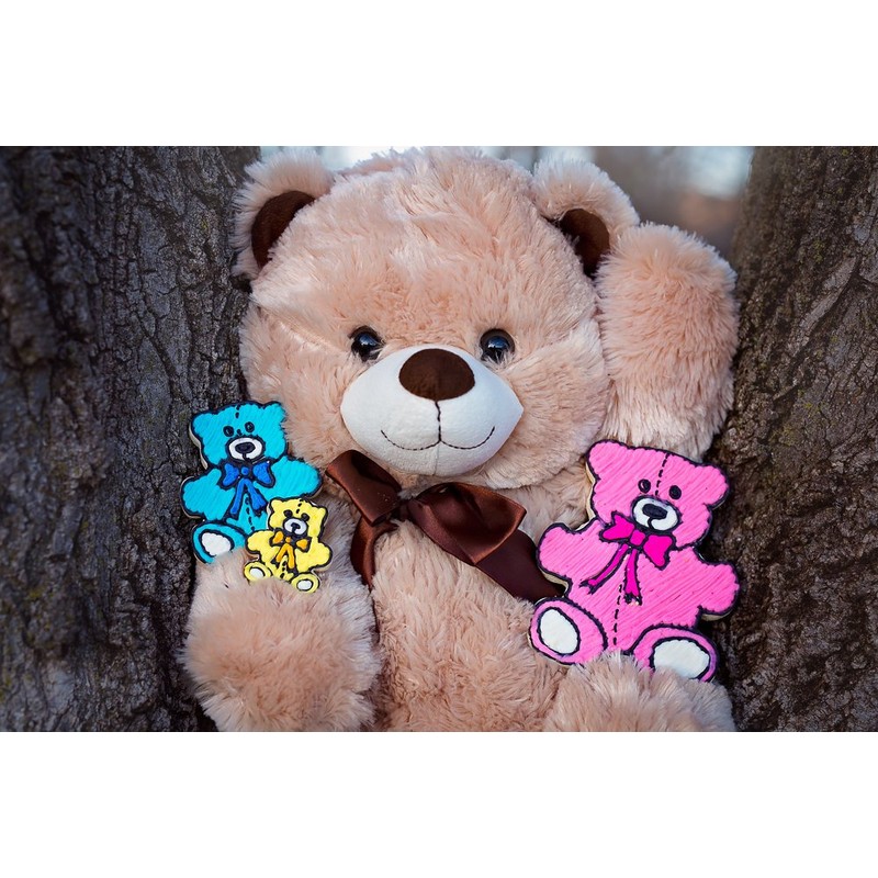 R&M International 1914/B Teddy Bear Cookie Cutters, Assorted Sizes, 3-Piece