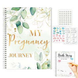 Pregnancy Journal Book - Journal Planner Memories Book,Clear Printing Weekly Monthly Organizer for Baby Growth Record, Pregnancy Diary, Birth Examination Record
