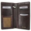 Visconti Tuscany 45 Secure RFID Blocking Genuine Leather Wallet Brown