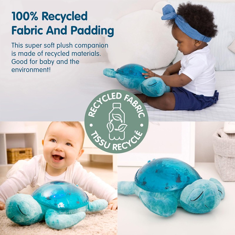 Cloud b Tranquil Turtle Aqua - White Noise Machine Baby,