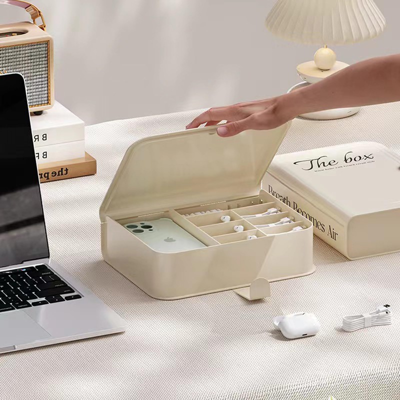 Storage Box for Cables, Plastic Storage Box, Cable Chargers, Cable