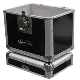 KROM Series Black Stackable Record/Utility Case for 70 12" Vinyl Records & LPs