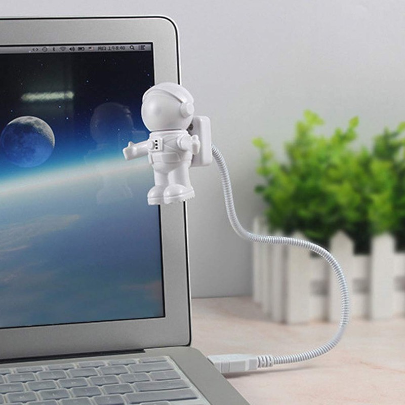 Fyearfly USB LED Reading Light, Astronaut LED Lamp with USB