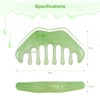 2pcs Massage Comb, Guasha Scraping Scalp Comb, Multi-Functional Handheld Head