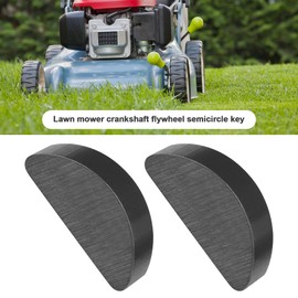 VGOL 10pcs Woodruff Key 15 x 4 x 6mm Lawnmower Spare Part Compatible with Mountfield Compatible with Stiga Compatible with Honda Metal Woodruff Key