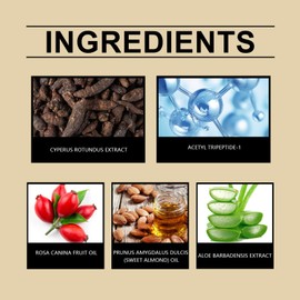 Cyperus Rotundus Oil,60 ML Cyperus Oil Hair Inhibitor,Organic Cypress Body Oil for Hair Removal,Body Care Oil,Matural Cyperus Rotundus Oil for Reducing Body Hair Growth & Skin Care