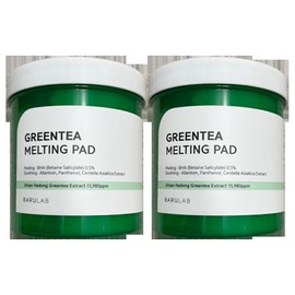 2 Baru Lab Hadong Green Tea Sebum Absorbing Pads 150 sheets / 2개 바루랩 하동 녹차 피지 사르르 패드 150매