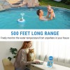 ThermoPro Digital Pool Thermometer, Floating Water Thermometer for Hot Tubs