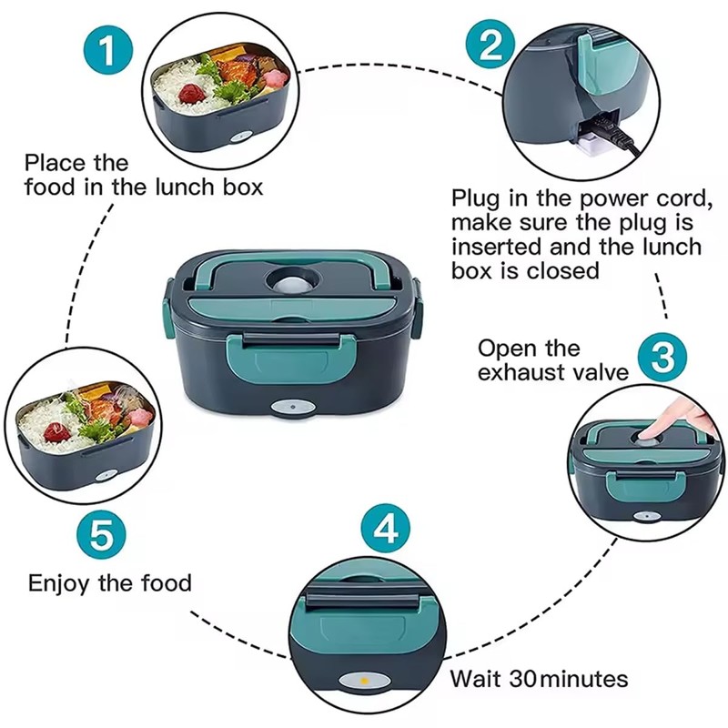AIMALL Electric Lunch Box for Car and Truck, Portable Food