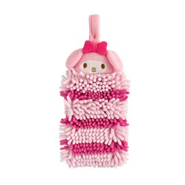 OKA Sanrio Characters Molle Towel, Approx. 5.1 x 14.2 inches (13 x 36 cm), Pink, (My Melody, Microfiber, Absorbent, Cute)