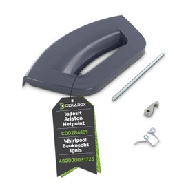 DEKAROX Door Handle for Indesit Hotpoint Ariston C00286151 Whirlpool Bauknecht Ignis 482000031725 for Washing Machines such as WMG WMD WML FMG FMD