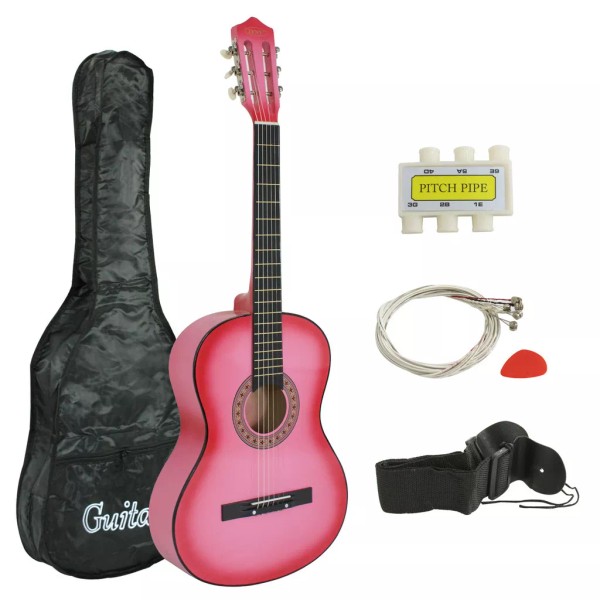 SEGAWE 39“ Beginners Acoustic Guitar With Guitar Case, Strap, Tuner