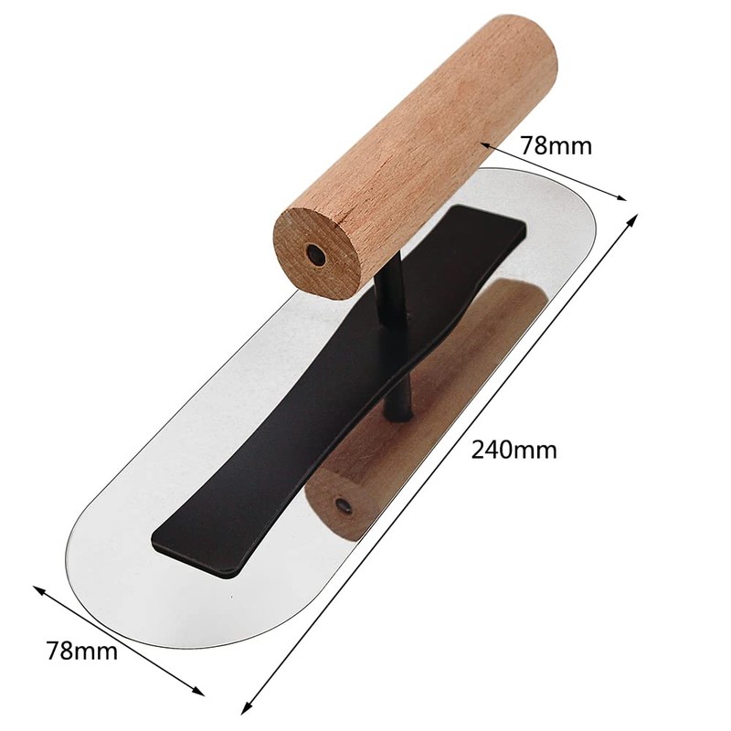 Stainless Steel Venetian Plaster Japanese Finishing Trowel Set 3 PC