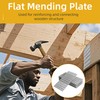 JAVOUKA 10 Pack 6x12 inch Truss Mending Plate with 8mm