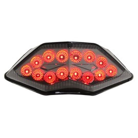 Motodynamic Integrated Sequential LED Tail Lights Smoke Lens for 2013-2017 Kawasaki Ninja 300
