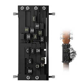 ADOFUN One Key Guitar Cord Trainer Cord Helper Hold Aid Guitar Practice Assistant Portable Learning Tool for Family