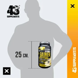 Ganador de Masa Muscular Advance Gainer de 43 Supplements Vainilla 2 kg                                                                               