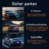 Dashcam Auto Vorne Hinten 4K/1080P WiFi Dash Cam mit GPS