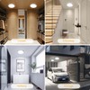SunRider 2-Pack Rechargeable Motion Sensor LED Ceiling Light with Remote,
