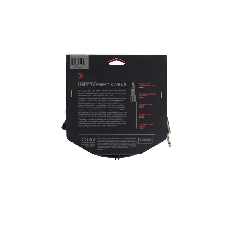 Planet Waves PW-AMSGRA-15 - Cable para instrumentos American Stage