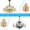 PATIKIL 14.5 x 19mm Lamp Finials Caps Knob, 4 Set