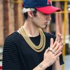 PY BLING Mens Heavy Miami Cuban Link Chain Choker 14k