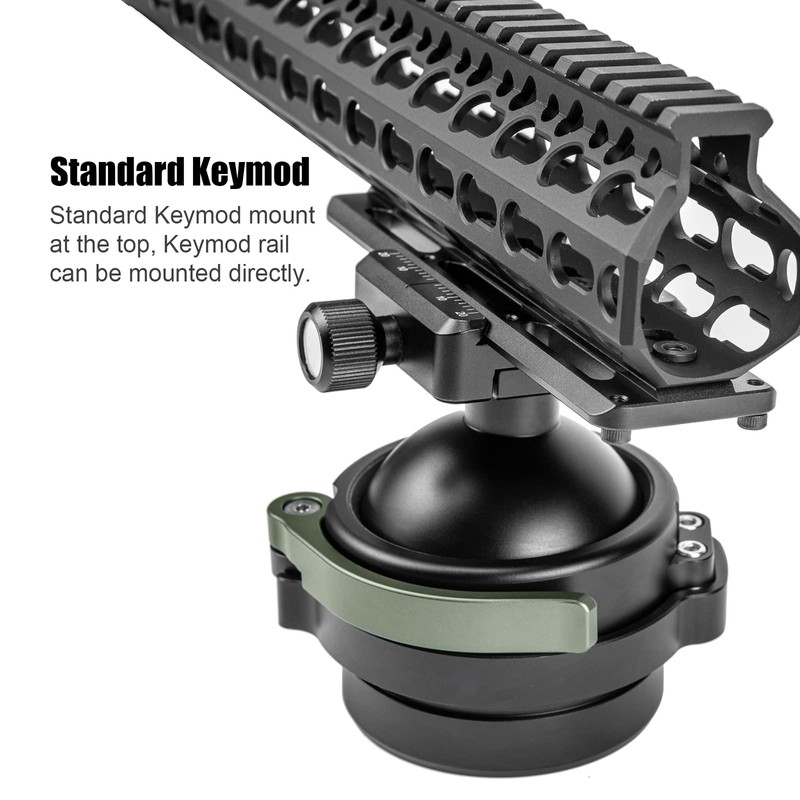 3.1 inch Keymod to Arca Swiss Rail Mount Plate Adapter