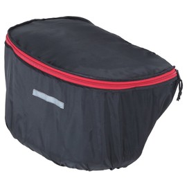 Kawasumi Seisakusho KW-251BK Bicycle Front Basket Cover, Round Type, Black