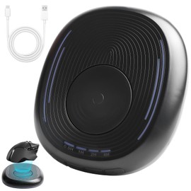 Behogan Mouse Jiggler, Tragbarer Mausbeweger, USB Mouse Mover mit ON/Off Plug und Einstellbarem Intervall für Home Office für Computer, Laptop, PC, Zuhause, Büro, Simulieren Sie Mausbewegung