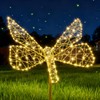 Flacchi Solar Garden Lights Outdoo Waterproofr - Butterfly Decor with