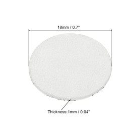 PATIKIL 18mm/0.71" Foam Lid Liner, 150 Pack PS Foam Resistant Tamper Pressure Sensitive Seal for Bottle Cap Liners Seals