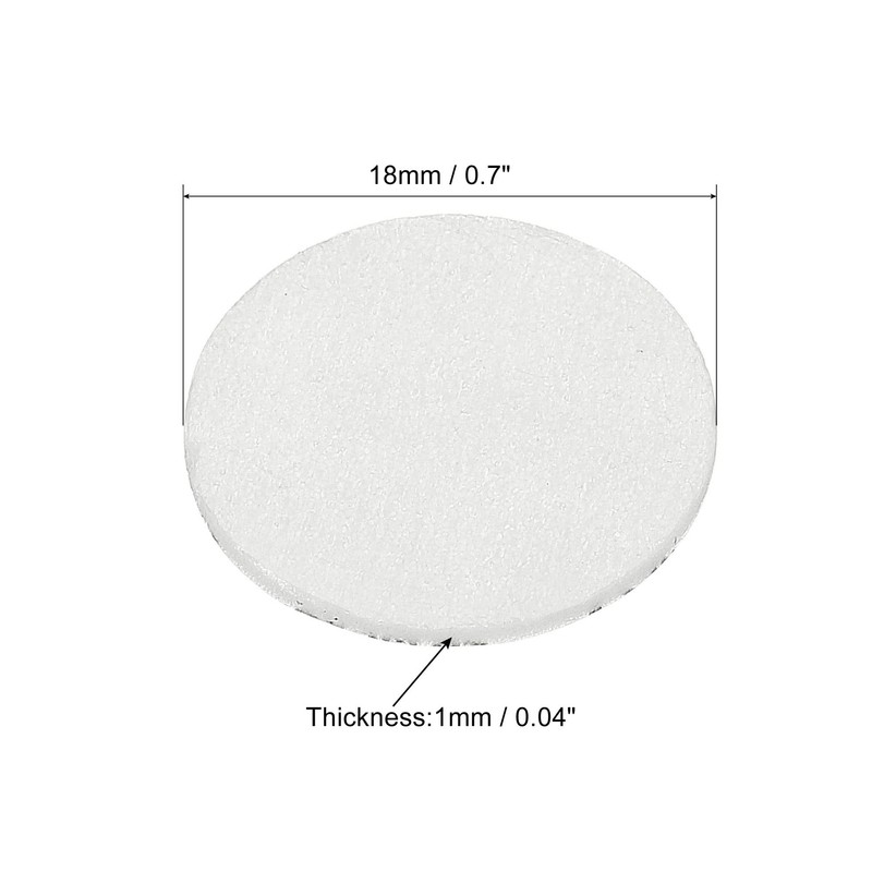PATIKIL 18mm/0.71" Foam Lid Liner, 150 Pack PS Foam Resistant