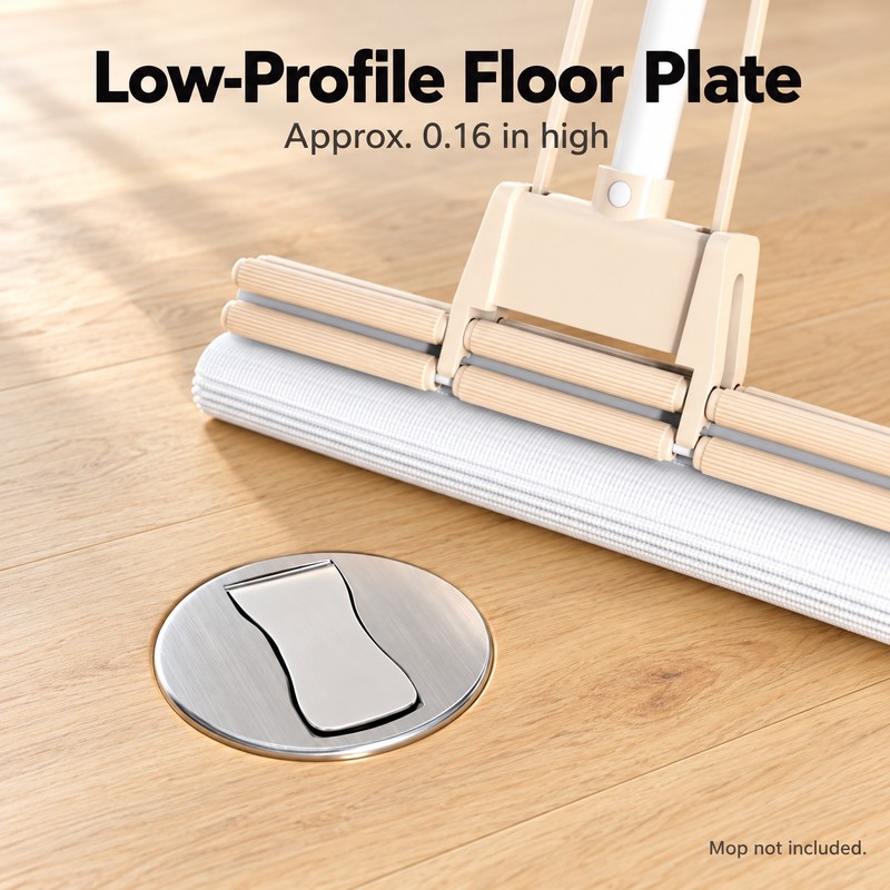 Adjustable Magnetic Door Stopper for Home & Bathroom – Stainless