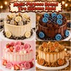 3D Round Tire Mold for Chocolate, 2Pcs Silicone Truck Wheel