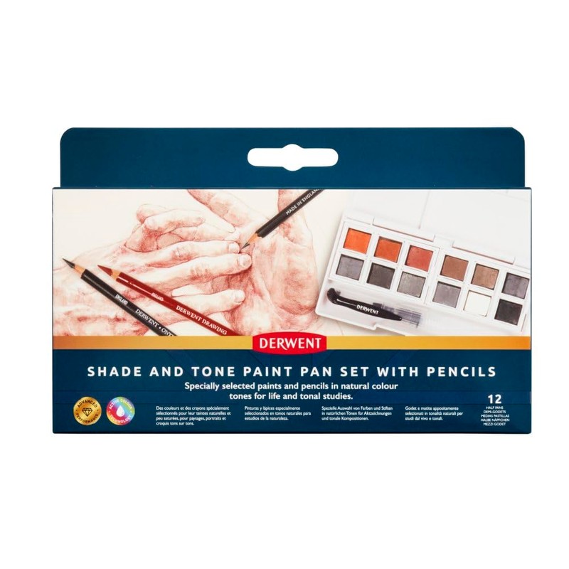 Derwent Shade and Tone Mixed Media Paint Set , Set