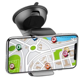 Handyhalterung Auto saugnapf starker für Armaturenbrett und Windschutzscheibe Universell passend für Smartphones bis 7,5" 360° Drehung Einfache Installation sicher und einstellbar