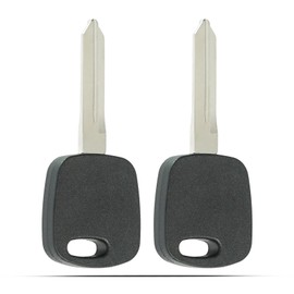 MechanMagic 4C H72-PT Key Replacement Fits for Ford Excursion Expedition Explorer F150 F250 F350 Lincoln Mazda Mercury 1996-2003 Uncut Transponder Ignition Car Key H72 (Set of 2)