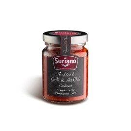 Suriano Traditional Garlic & Peperoncino condiment, 3.17 oz (Pack of 1)