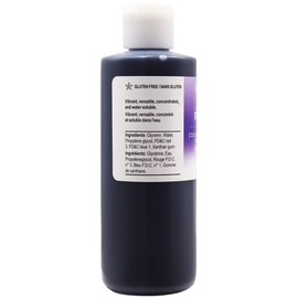 LorAnn Purple Liquid Gel Color, 4 ounce squeeze bottle
