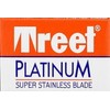 100 Treet Platinum Razor Blades – Double-Edged High Performance Blades