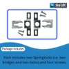 Anti Theft Security Picture Hangers Kit Spring Lock Quick Release