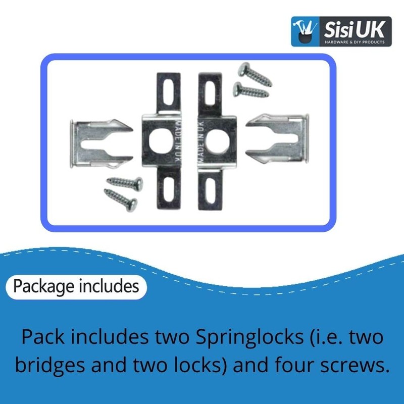 Anti Theft Security Picture Hangers Kit Spring Lock Quick Release