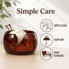 Wooden Yarn Bowl for Knitting & Crochet - Smooth Pine