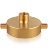 Brass Fire Hydrant Adapter, 2-1/2" NST Female x 3/4" GHT